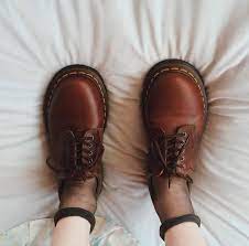 Doc brown merch at cut prices for a limited time only! Doc S Socks The 8053 Shoe In Harvest Brown Shared By Catsb4twats Dr Martens Shoes Doc Martens Boots Shoes