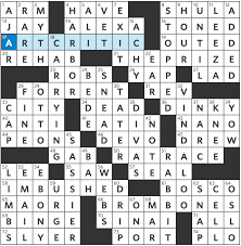 The impossible crossword puzzle quiz answers 100% score. Wsj Contest Friday June 26 2020 Diary Of A Crossword Fiend