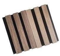 Veneer Surface Acoustic Pet Felt Panel Timber Slats Wall Panel