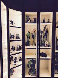 Fukusu Action Figure Collector Display Cabinet With Led Lighting Display Cabinet Collection Display Shelves Toy Collection Display