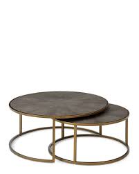 Beautifully crafted in a minimalist design, the table flaunts clean lines and sleek surfaces for an elegant look to your outdoor area. Four Hands Ginny Nesting Coffee Tables