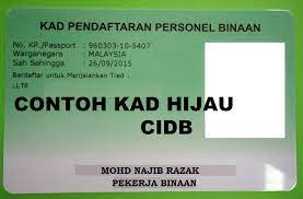 Boleh terus eksyen sambung buat permohonan seperti yang renew. Apa Itu Kad Hijau Cidb Ulat Buku