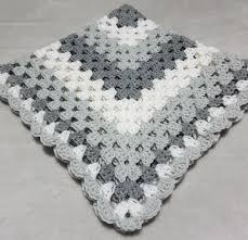 Black And White Baby Blanket Crochet Handmade Crochet Baby Blanket Grey And White Cot Pram Cradle Car Seat Baby Nursery Beddin Baby Blanket Crochet Baby Boy Crochet Blanket Blue Baby Blanket