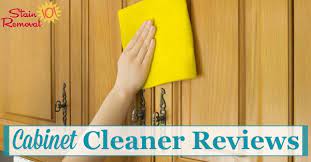 Don't forget to address the sides of each drawer and door while you're wiping. Cabinet Cleaners Reviews Which Products Work Best