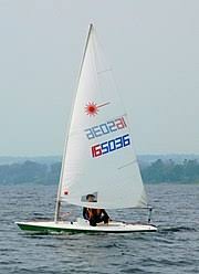 To cater to different sailor sizes, the boat can be sailed with 3 different sized rigs. Laser Radial Wikipedia