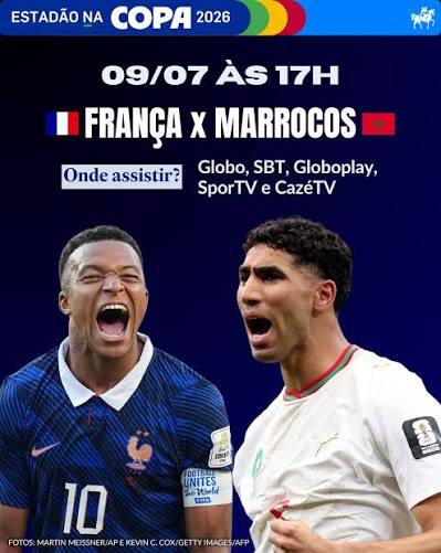 COPA DO MUNDO ⚽ As quartas de final come&ccedil;am nesta quinta-feira, 9, com um duelo entre Fran&ccedil;a e Marrocos. ⁣ ⁣ As duas sele&ccedil;&otilde;es entram em campo &agrave;s 17h (de Bras&iacute;lia) em