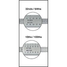 We know that 1/2 is the same as 4/8, 8/16, 16/32, etc. General 616 6 Flex 32 64 10 100 Jensen Tools Supply