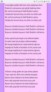 Halil Ibrahim Sozleri Sozlermer