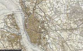 1900, england, map art print: Old Maps Of Liverpool Merseyside Francis Frith