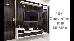 1rk Converted 1bhk Mumbai By Civillane Com Youtube Flat Interior Design Interior Design Images Interior Design Videos