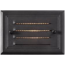 Hampton Bay Low Voltage 7 Watt Black Halogen Half Brick Deck Light 4 Pack