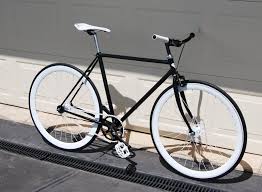 Black And White Bike Color Just A Moment Fixie Bike Fixie Bicycle