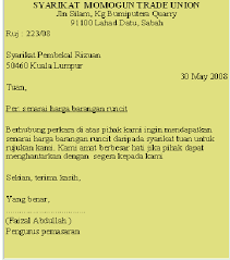 Maybe you would like to learn more about one of these? Contoh Surat Rasmi Syarikat Blogludoatomico
