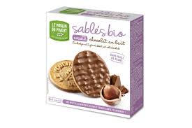 Sables Bio Noisette Chocolat Au Lait Le Moulin Du Pivert Produits Alimentaires Chocolat Noisette Chocolat Au Lait