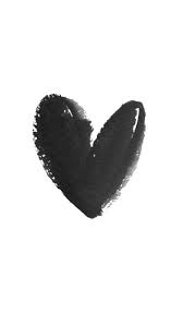 White Black Watercolour Heart Iphone Wallpaper Phone Background Lock Screen Paarse Achtergronden Achtergronden Iphone Achtergronden