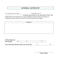 Download free affidavits form in pdf. Sworn Affidavit Template