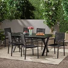Filter bistro sets benches & chairs outdoor dining tables & chairs lounge & corner sets outdoor side tables kids outdoor outdoor hanging chairs daybeds & loungers furniture covers. Buy Outdoor Dining Sets Online At Overstock Our Best Patio Furniture Deals