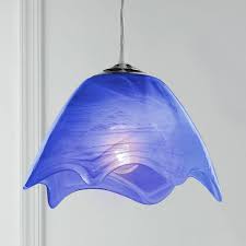 Wavy Glass Pendant Light Shades Of Light Glass Pendant Light Pendant Light Blue Pendant Light