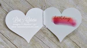 It's quick and easy, but with a big wow! How To Make A Heart Shaped Card Lisa S Stamp Studio