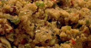 Cornbread And Andouille Stuffing Recipe Dressing Recipes Cornbread Soul Food Cornbread Dressing Cornbread Dressing Southern