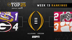 Strength of record, fpi you can read more about the 'playoff predictor' here and see a full breakdown via espn here. Espn On Twitter This Week S Cfbplayoff Rankings Are In Top 6