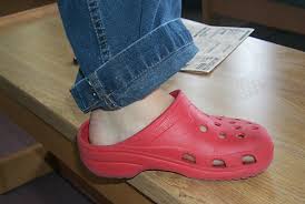 Shoes with holes in them. The Croc Culture The Bowdoin Orient