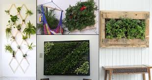 A popular diy solution to create your own vertical garden is by using a wooden shipping pallet as the frame, mounted on a wall, with the spaces. 16 Diy Indoor Plant Wall Projects Anyone Can Do Living Wall Ideas For Home Balcony Garden Web