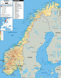 Location guide for arendal, norway tide station, also showing nearby tide stations and surf breaks. Large Physical Map Of Norway With Roads Cities And Airports Norway Europe Mapsland Maps Of The World