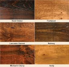 Pine Stain Chart Three 3 Step Stain Finish Process 1 Seal