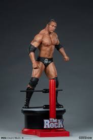 For mixed wrestling & fighting links, media and discussion. Wwe The Rock 1 4 Scale Statue By Pcs Toys The Toyark News