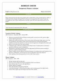 Prepares projected monthly statements for various departments; Finance Assistant Resume Samples Qwikresume