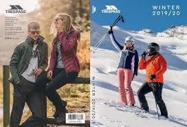 Trespass offer a wide range of great value ski clothing and winter boots all in stock at camping established in 1984 trespass design clothing to be used outside, up hills, mountains on snow and in. Catalogue Winter 2019 2020 Trespass
