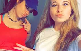 Ebby Steppach (pictured right) and her friend Kailey Foley (pictured left)  circa 2015. As posted previously, Ebby went missing...