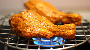 Add raw chicken and coat evenly. Tandoori Chicken In Gas Stove Tandoori Chicken Using Gas Stove Flame Without Oven Tandoor Youtube