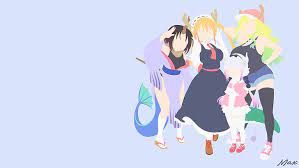 In her original form she's a massive dragon with a dangerous level of power. Hd Wallpaper Anime Miss Kobayashi S Dragon Maid Elma Miss Kobayashi S Dragon Maid Wallpaper Flare