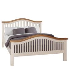 Roseland furniture farrow cream 2 over 3 chest of drawers | country farmhouse painted solid wood with oak top bedroom chest of 5 drawers, fully assembled 90 x 85 x 38 cm 4.1 out of 5 stars 21 £329.95 £ 329. Juliet Oak Cream Curved Bedframe Furniture From Delta House And Home Uk