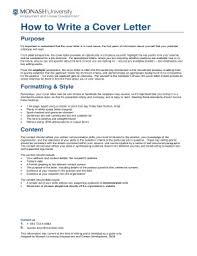 Maybe you would like to learn more about one of these? Fillable Online Writing A Cover Letter Monash University Malaysia Fax Email Print Pdffiller