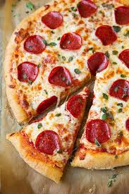 Pepperoni Pizza Homemade Dough And Pizza Sauce Recipes By Cooking Classy Pizza Recipes Homemade Homemade Pizza Homemade Pizza Dough