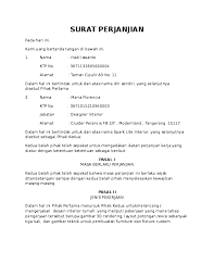 Dokumen bap feeder emis memuat validasi data terkait lembaga, guru dan tenaga kependidikan (gtk), peserta didik dan sarana prasarana. Doc Contoh Surat Perjanjian Proyek Desain Interior Maria Florencia Academia Edu