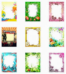 Free mosaic border templates including printable border paper and clip art versions. 4 Situs Untuk Download Page Border Gratis Computer 1001
