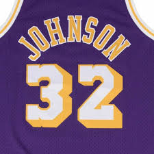 Mitchell & Ness La Lakers Swingman Jersey Magic Johnson -  SMJYGS18176-LALPURP84EJH Magic Johnson | odzież koszykarska \ Stroje  koszykarskie \ Koszulki koszykarskie | Sklep koszykarski Basketo.pl