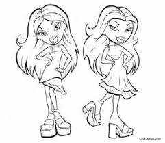 Hey there everyone , our newly posted coloringsheet which your kids canhave some fun with is jade and cloe from bratz coloring page. Pin On Bratz