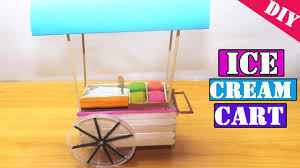 As per your requirements we can design this type of acrylic cone display units. Miniature Ice Cream Cart Popsicle Stick Craft Easy Tutorial Youtube