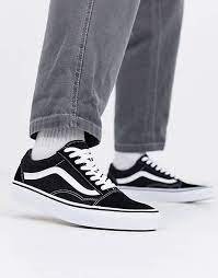 Vans old skool boys' toddler • black/white $35.00. Vans Old Skool Sneaker In Schwarz Weiss Asos