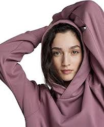 G-STAR RAW Women's Fabric Mix Loose Hoodie Kleid, Purple (grapeade  D22846-D282-D611), S : Amazon.co.uk: Fashion