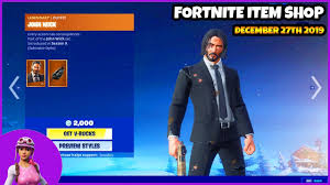 Download files and build them with your 3d printer, laser cutter, or cnc. Fortnite Item Shop 27 December 2019 John Wick Returns Youtube