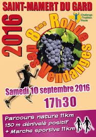 Fête des vendanges montmartre 2017. Ronde Des Vendanges De St Mamert Du Gard Resultats Et Informations 2016 U Trail