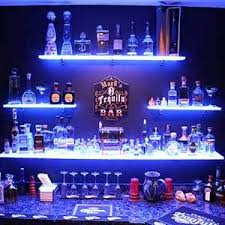 Lighted Display Shelving For Bars Nightclubs Restaurants And More Man Cave Home Bar Bar Shelves Bars For Home