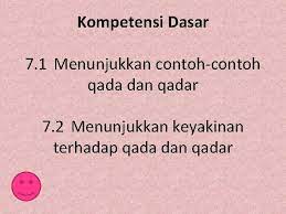 Qada Dan Qadar Artinya