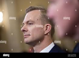 Counselor for Political Affairs at the U.S. Embassy in Ukraine David Holmes  arrives to testify before the U.S. House Permanent Select Committee